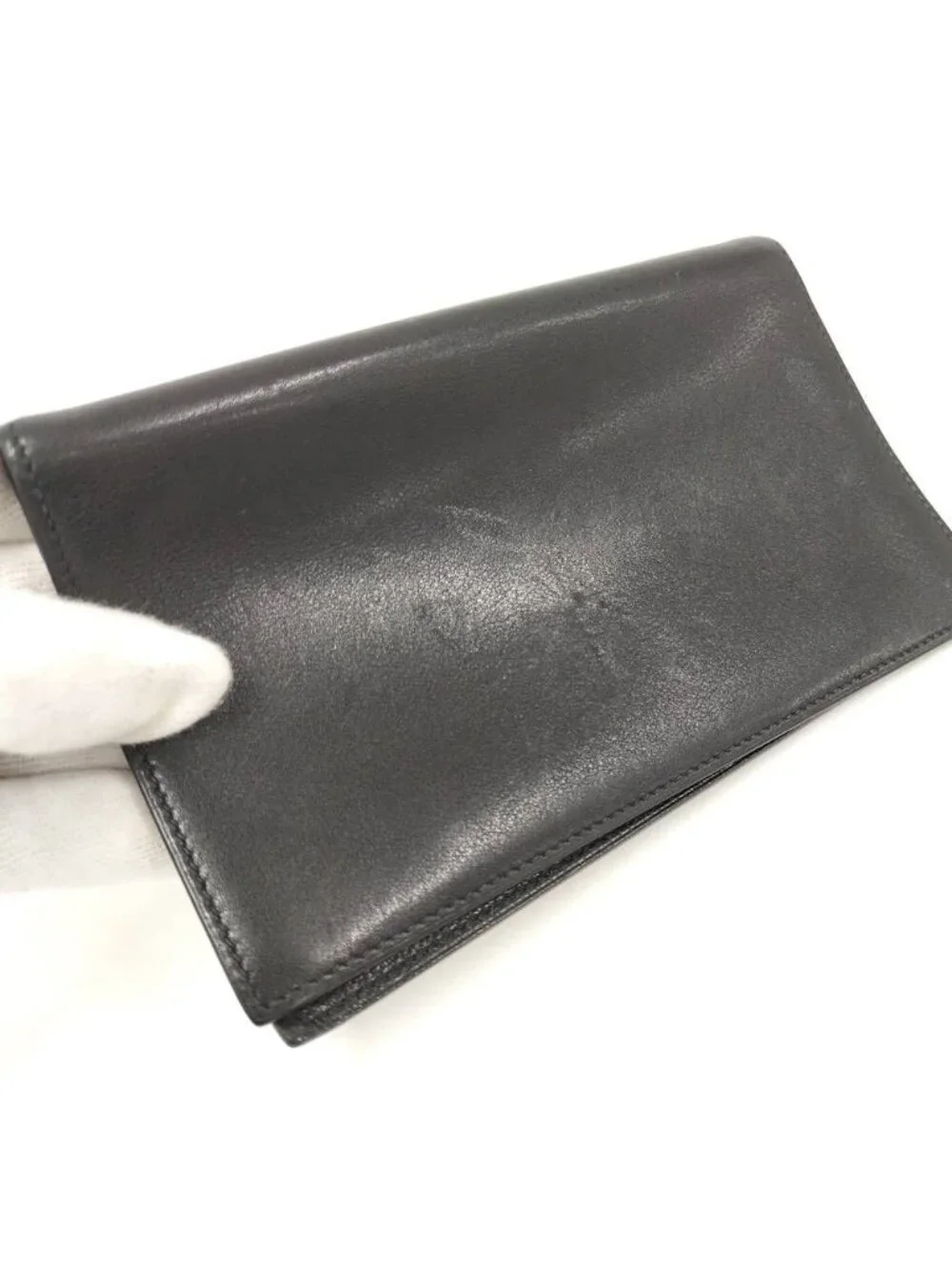 Hermes Agenda Vision Notebook Cover Leather Black